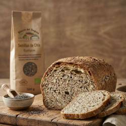 Pan Integral de Trigo Sarraceno con Semillas Molde Cortado de 500 g