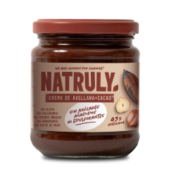 Natruly Crema de cacao y avellanas sin azúcar - 285 gr