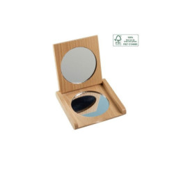 Espejo de bolsillo de madera Anaé