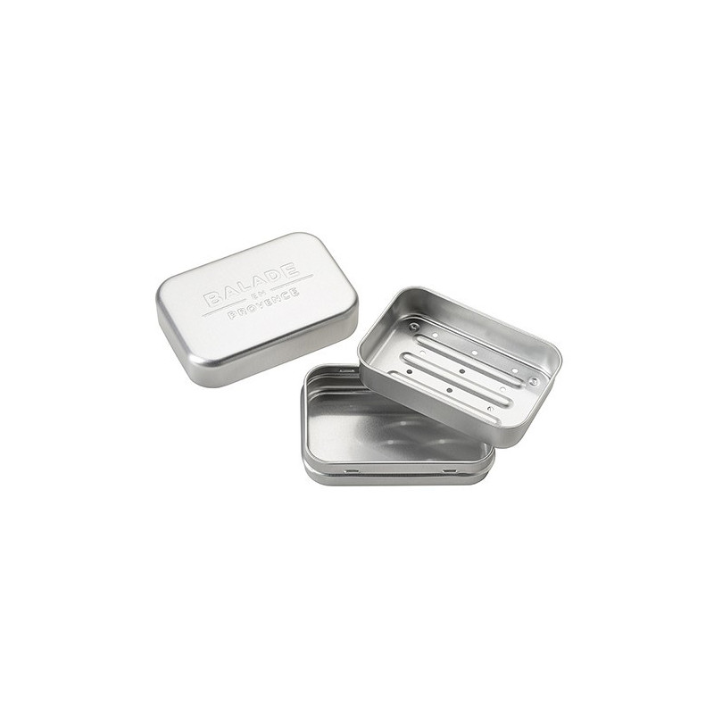 Jabonera de aluminio para sólidos con escurridor Balade en Provence