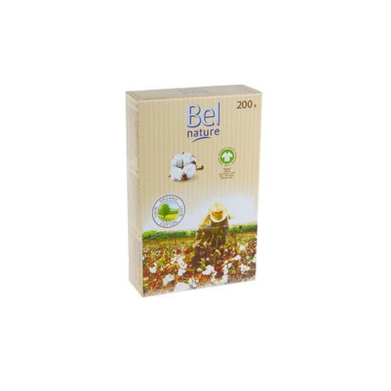 Caja de 200 hisopos de algodón Bel Nature