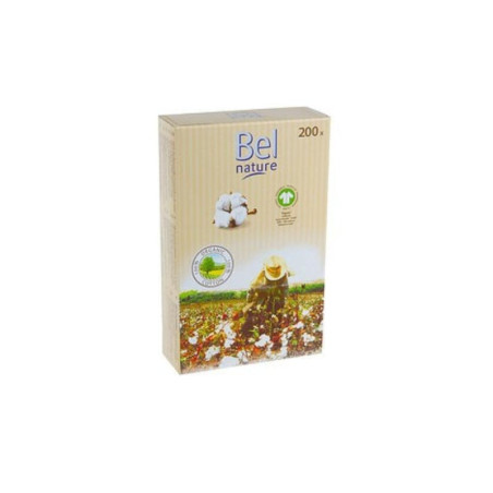 Caja de 200 hisopos de algodón Bel Nature
