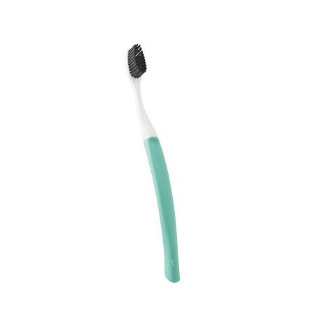 Cepillo de dientes con cabeza reemplazable Edith- Soft azul claro Bioseptyl