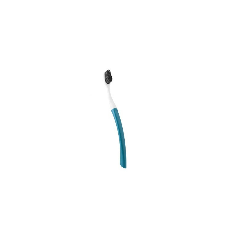 Cepillo de dientes con cabeza reemplazable Edith- Soft azul marino Bioseptyl