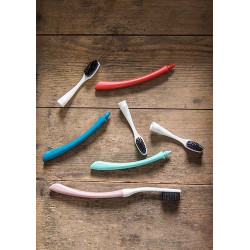 Cepillo de dientes con cabeza reemplazable Edith- Soft rojo…