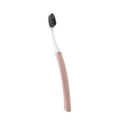 Cepillo de dientes con cabeza reemplazable Edith- Soft rosa Bioseptyl