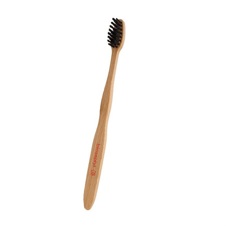 Cepillo de dientes de madera de haya niños de 7 a 10 años rojo BIOSEPTYL