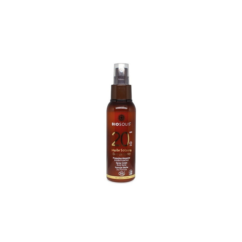 Aceite de protección solar SPF20 Biosolis