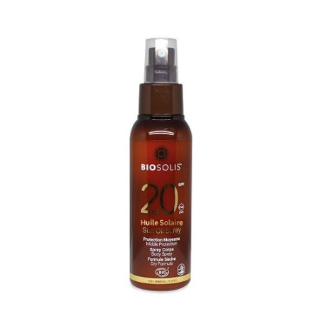 Aceite de protección solar SPF20 Biosolis