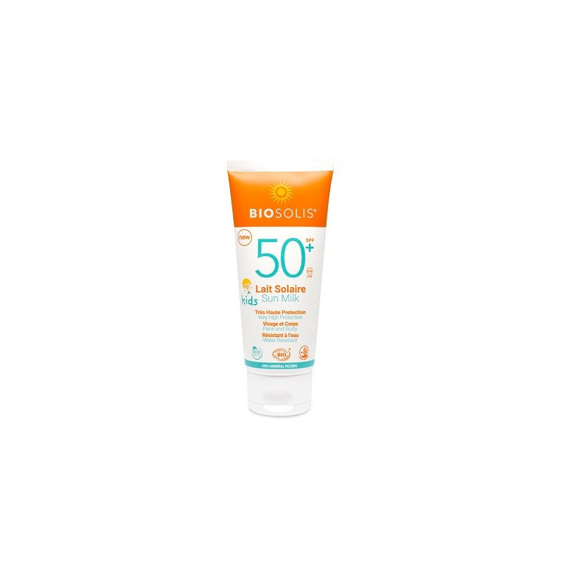 Leche protección solar niños SPF50+ Biosolis