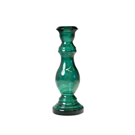 Candelabro de cristal verde Blue