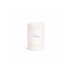 Vela Alta de Estearina BIO Blanca Blue