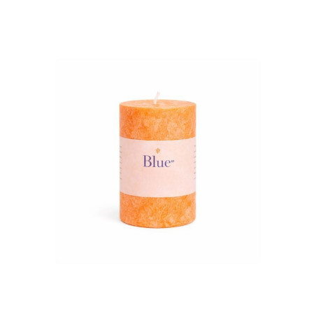 Vela Alta de Estearina BIO Naranja Blue