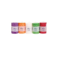 Vela Alta de Estearina BIO Naranja Blue - Blue
