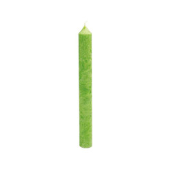 Vela larga de Estearina BIO Verde Claro Blue