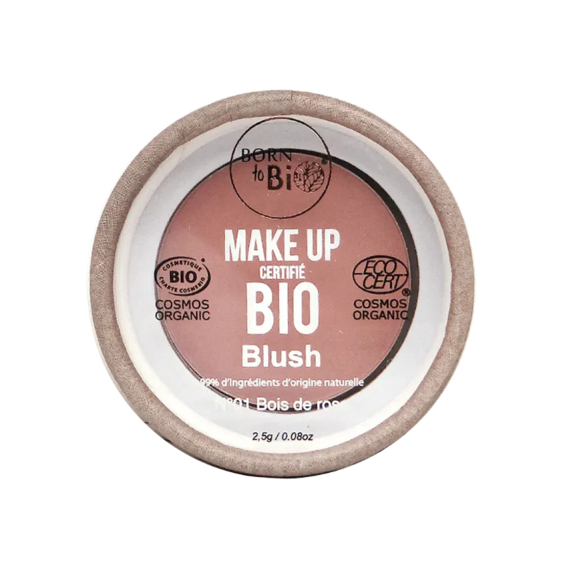 Colorete Orgánico Born to Bio Nº1 Bois De Rose 2,5G