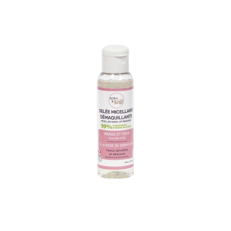 Gel Micelar Desmaquillante Rosa de Damasco Certificado Bio 100ml Born to Bio