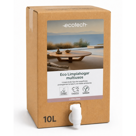 Limpiahogar Multiusos y friegasuelos ecológico 10 L ECOTECH LONICERA