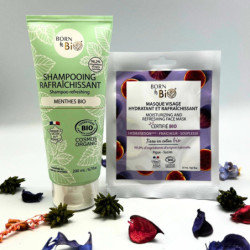 Mascarilla facial Hidratante y Refrescante en algodón…