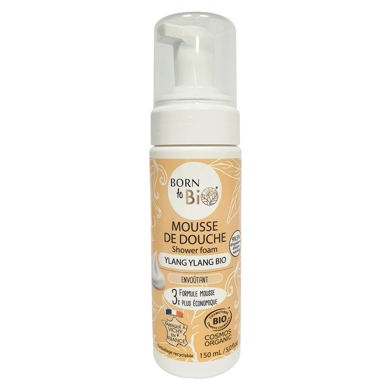 Mousse de Ducha Orgánica Ylang Ylang Born to Bio 150 ml