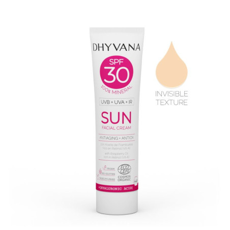 Protector Solar 100% Natural Mineral SPF 30 Dhyvana