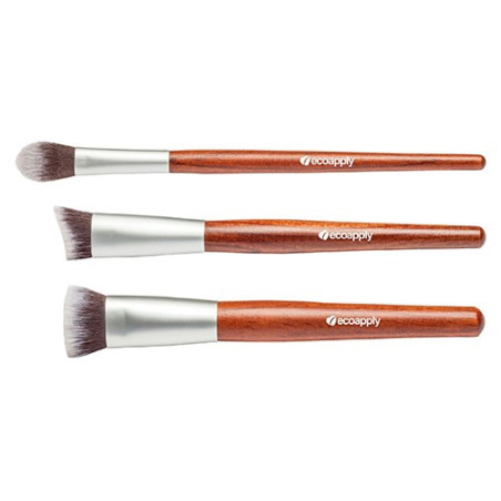 Set de brochas contouring 3 piezas Ecoapply