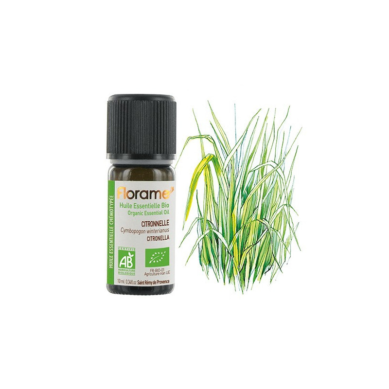 Aceite Esencial de Citronela ( Cymbopogon Winterianus) Florame