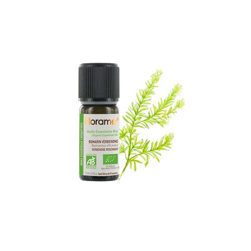 Aceite esencial de Romero Verbenone (rosmarinus oficinalis) Florame