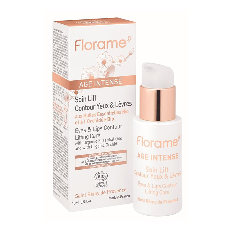 Contorno de ojos y labios efecto lifting Age Intense Florame
