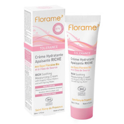 Crema facial hidratación intensa Tolerance Florame