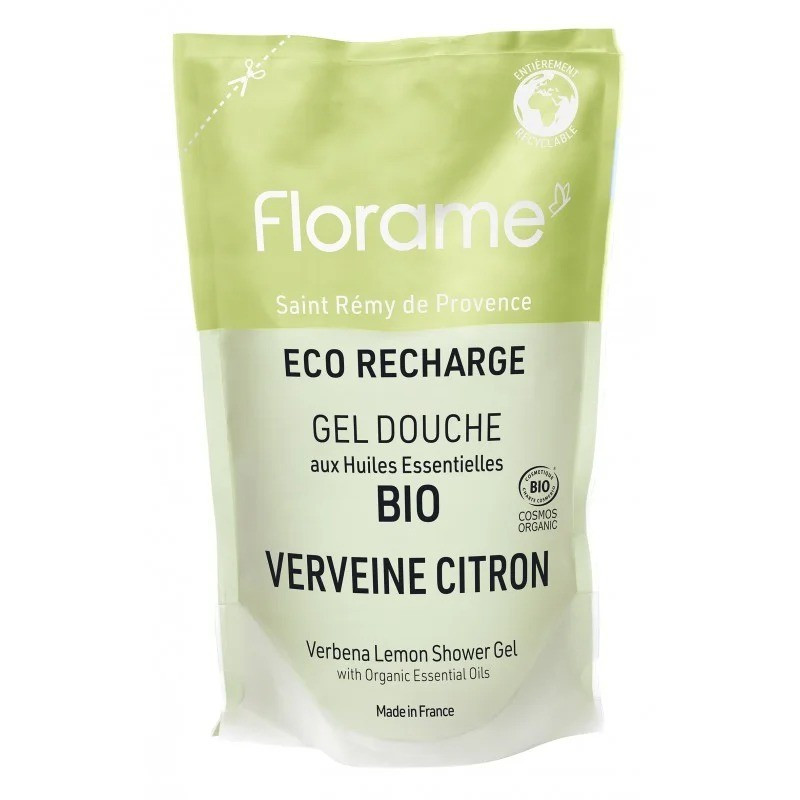 Eco-recarga gel de ducha Verveine Citron (Verbena Limón) 700ml Florame