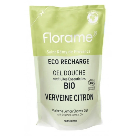 Eco-recarga gel de ducha Verveine Citron (Verbena Limón) 700ml Florame