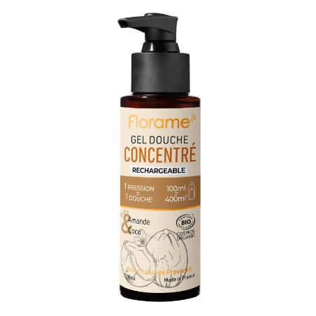 Gel de ducha concentrado - Almendras y Coco Florame