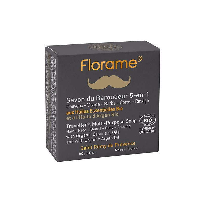 Jabón Viajero 5 en 1 Hombre Florame