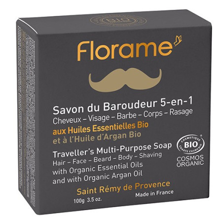 Jabón Viajero 5 en 1 Hombre Florame