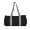 Bolsa de viaje de algodón reciclado Black Night Natuhral