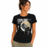 Camiseta de algodón orgánico mujer "Explore" Natuhral
