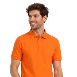 Polo piqué de algodón orgánico hombre Natuhral