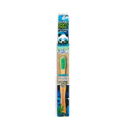 Cepillo de dientes de bambú para niños Super Suave Woobamboo
