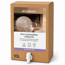 Lavavajillas de maquina 10 Litros ecológico ECOTECH SET MATIC · CG