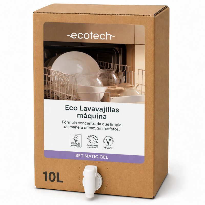 Lavavajillas de maquina 10 Litros ecológico ECOTECH SET MATIC · CG