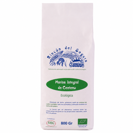 Harina Integral de Centeno 800 g | Rincón del Segura