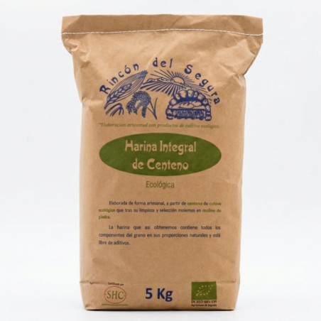 Harina Integral de Centeno 5 kg | Rincón del Segura